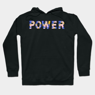 Power in a Floral Border Hoodie